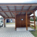 Holzschutzarbeiten in Klixbüll an neuer E-Station